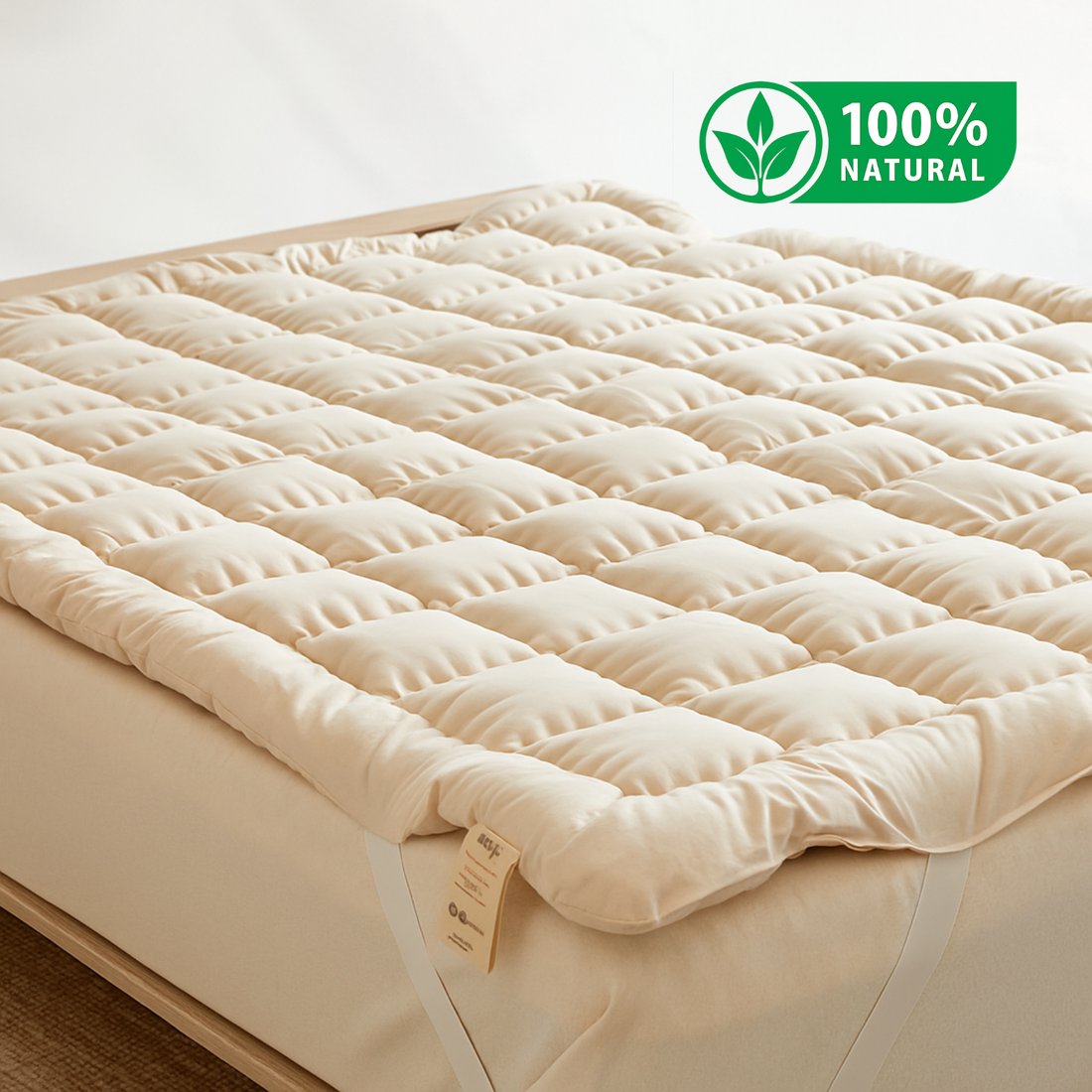 Surmatelas Fjord : Laine Vierge Mérinos 100% organic