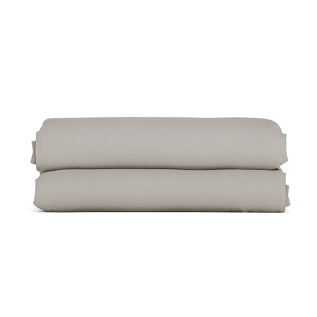 Drap housse unie, doux et respirant : Gris perle