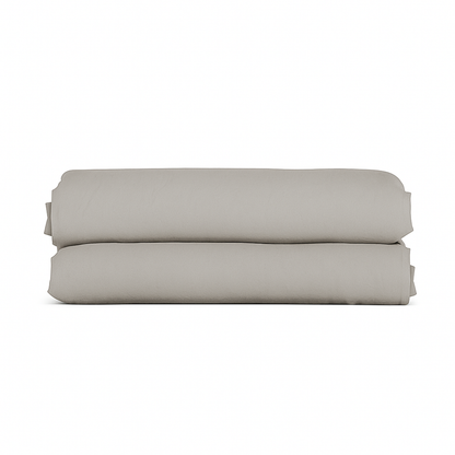 Drap housse unie, doux et respirant : Gris perle