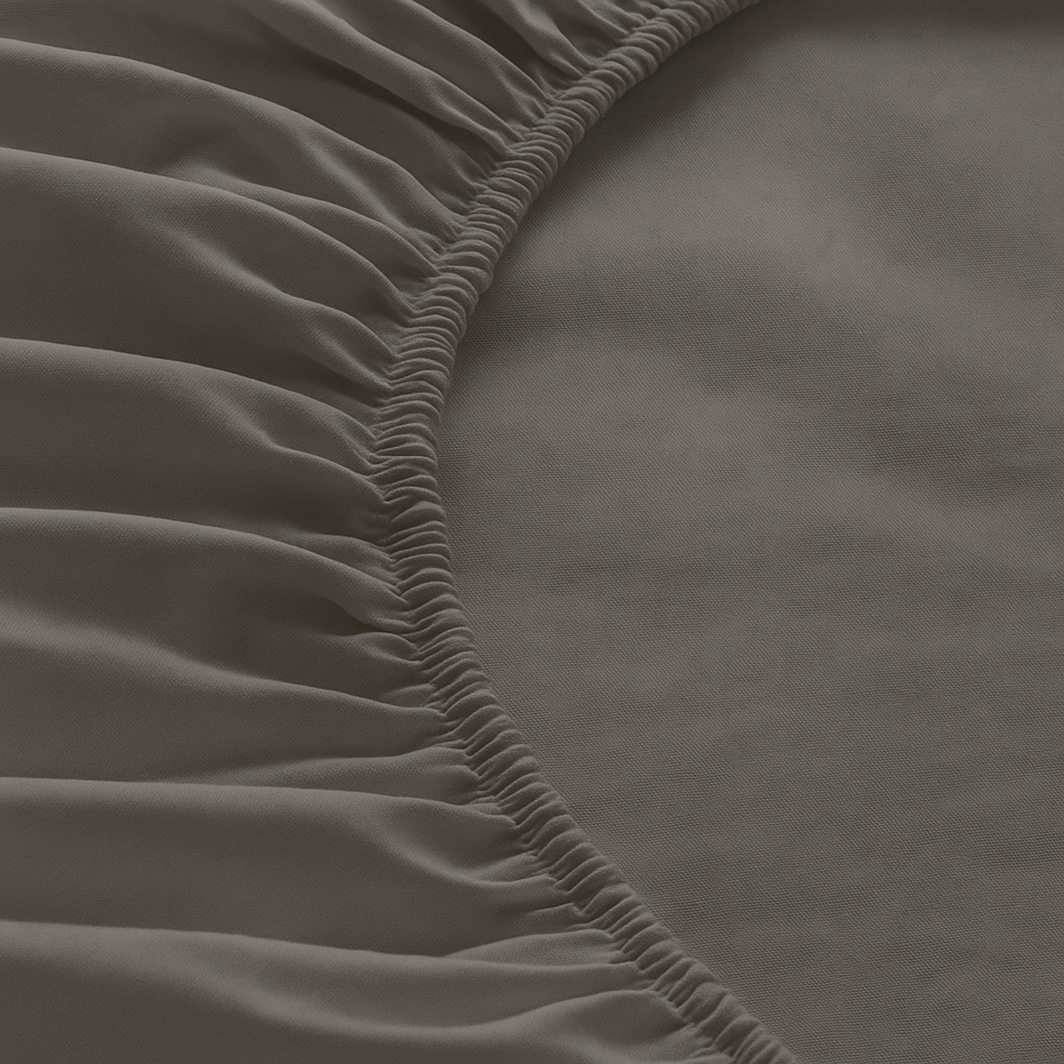 Drap housse unie, doux et respirant : Gris ardoise