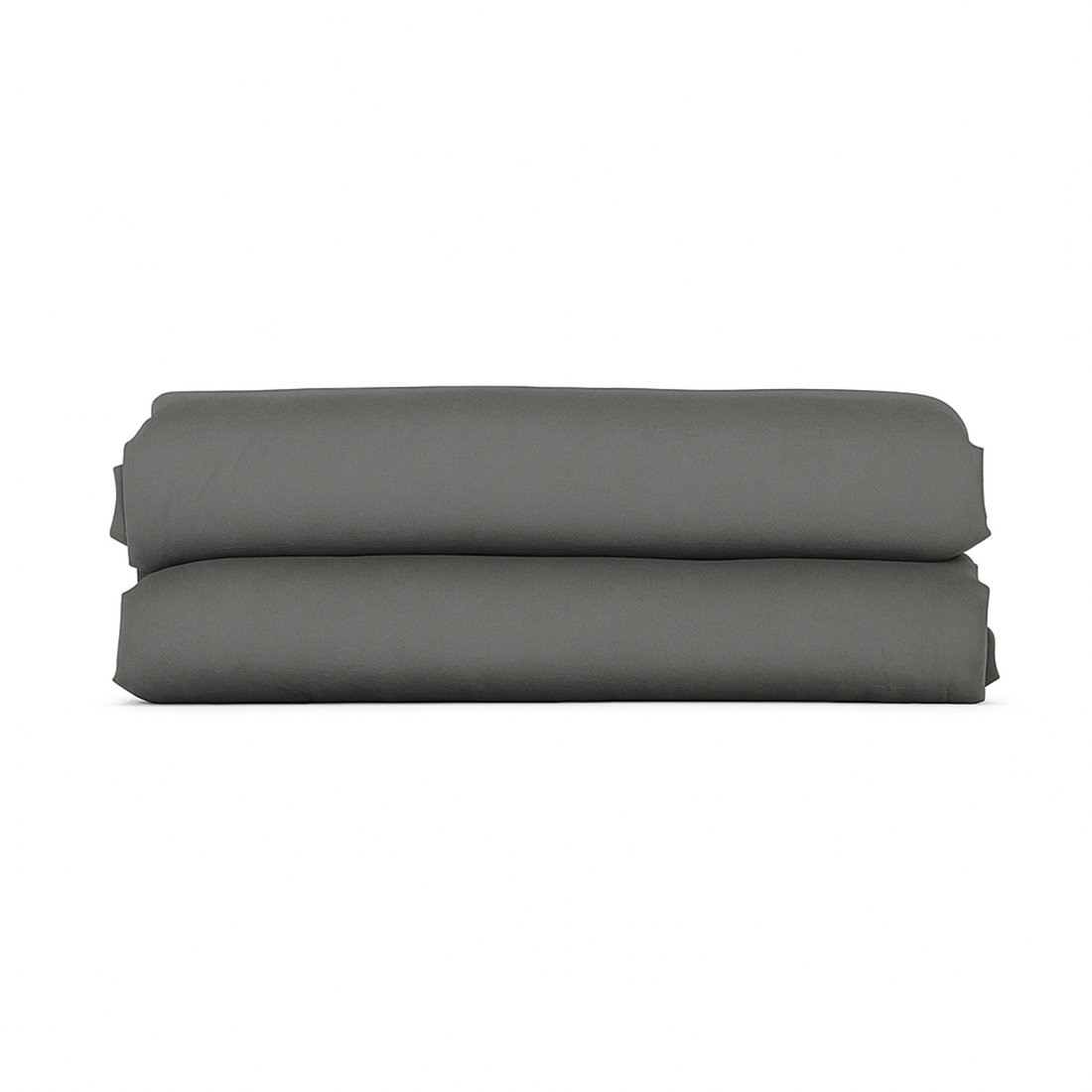 Drap housse unie, doux et respirant : Gris ardoise