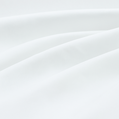 Drap housse en coton confortable et naturel : Blanc