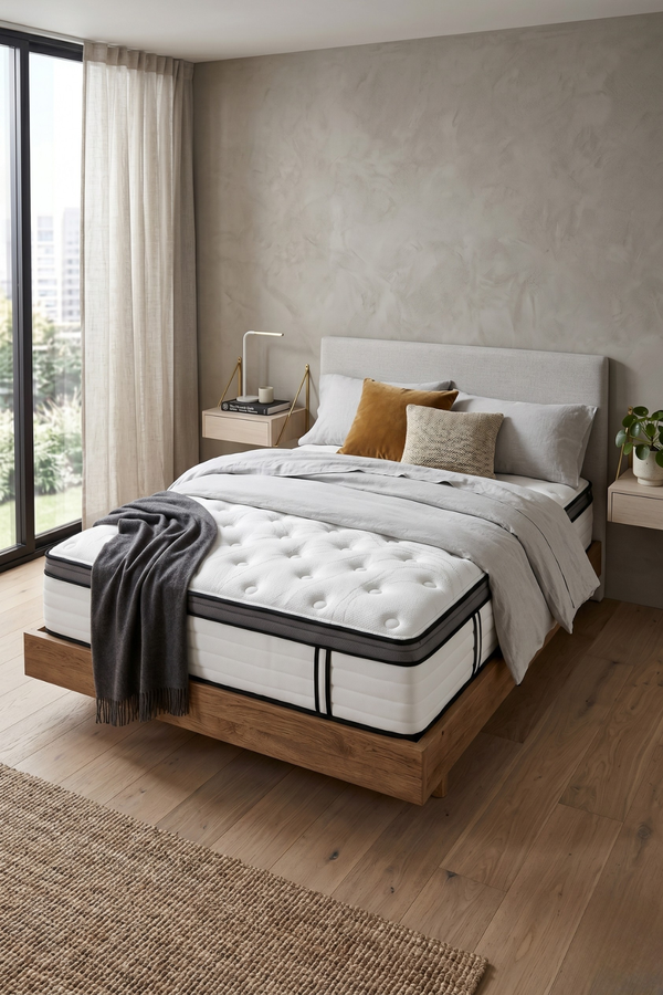 Matelas latex, ressorts, mémoire de forme, effet antidouleur articulaire - Collection Grand View