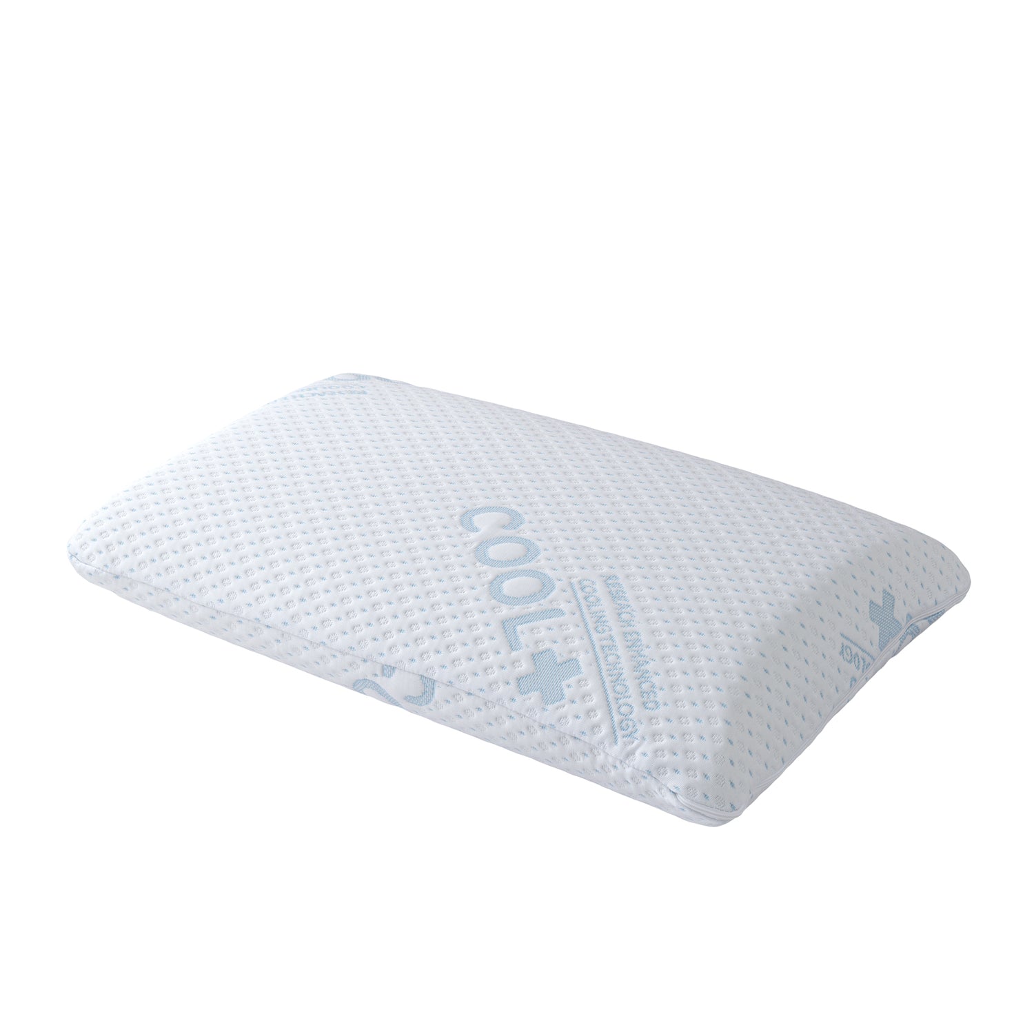 Oreiller mémoire de forme rafraichissant, micro-perforé - Collection Frais