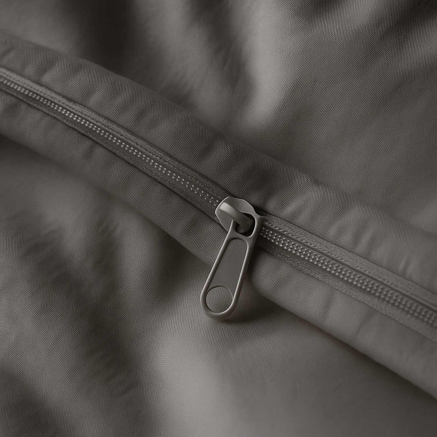 Housse de couette unie, douce et respirante : Gris ardoise