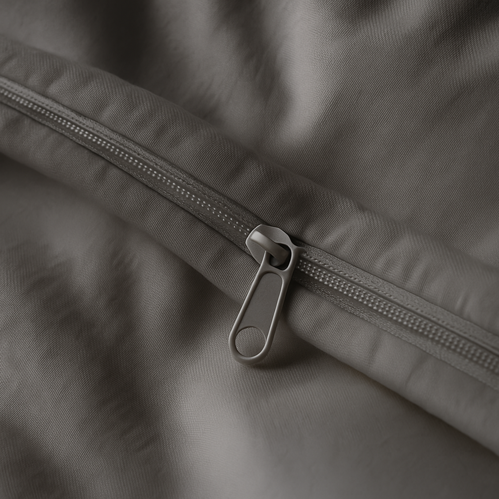 Housse de couette unie, douce et respirante : Gris ardoise