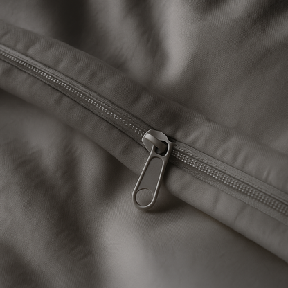 Housse de couette unie, douce et respirante : Gris ardoise