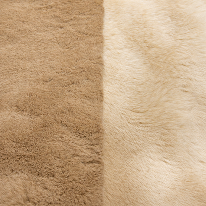 Lit coffre fourrure, tête de lit, grand espace de stockage - Collection Versailles