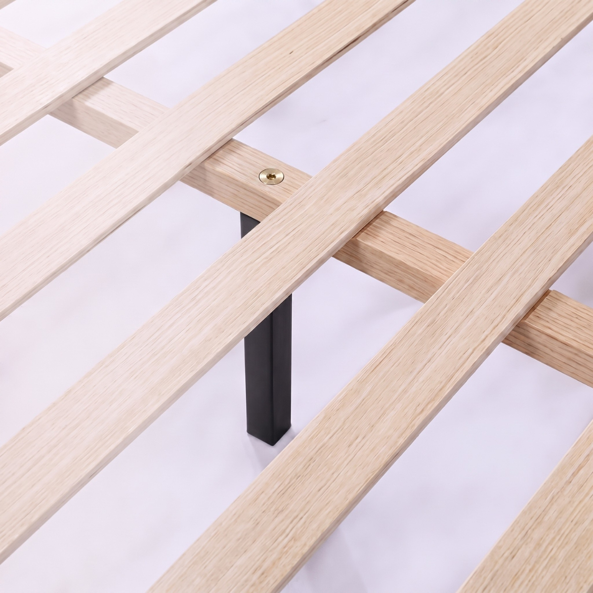 Sommier tapissier, structure bois et revêtement tissu - Collection Confort
