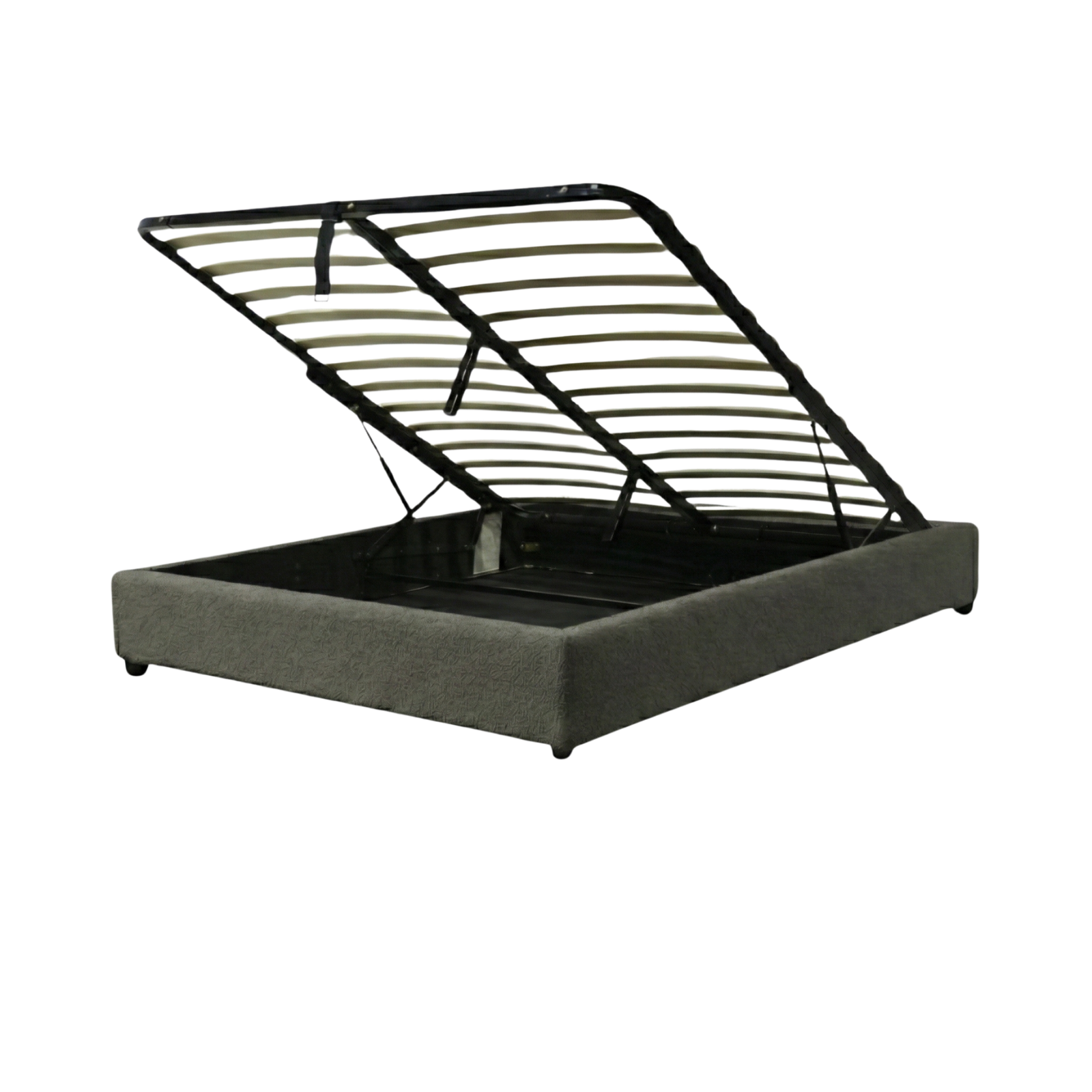 Loop pile storage bed, flexible slats, large storage space - Vegas Collection