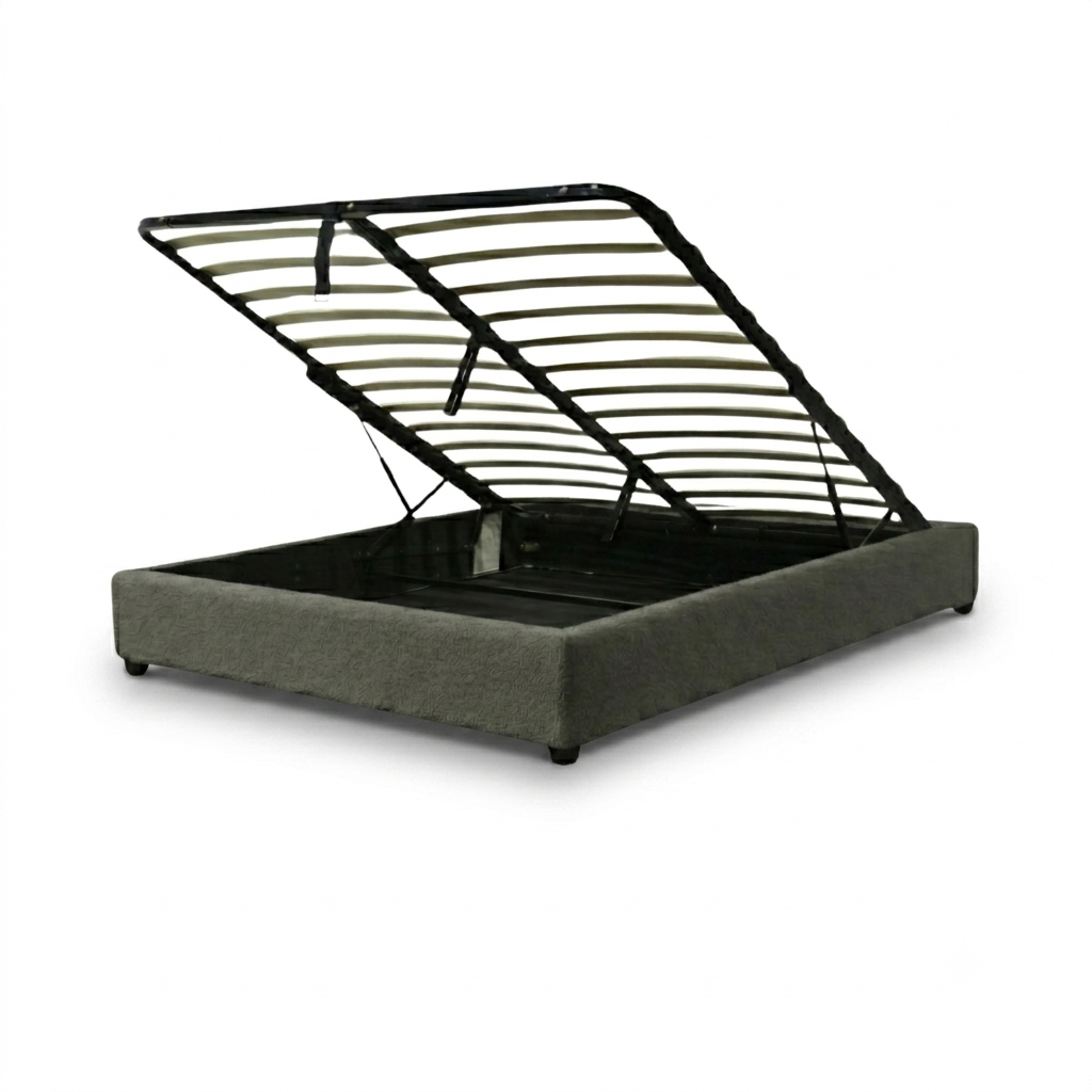 Loop pile storage bed, flexible slats, large storage space - Vegas Collection