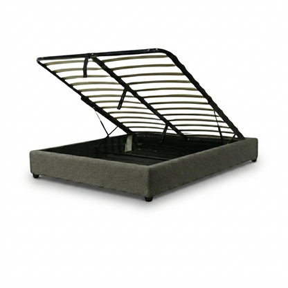 Loop pile storage bed, flexible slats, large storage space - Vegas Collection