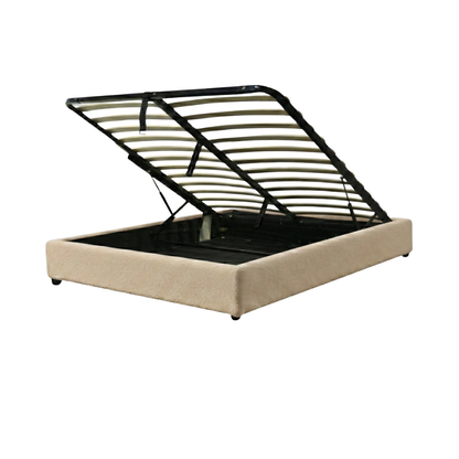 Loop pile storage bed, flexible slats, large storage space - Vegas Collection