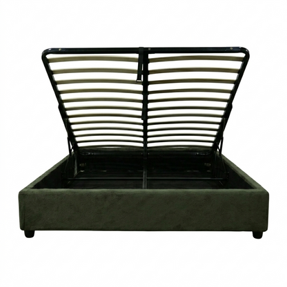 Loop pile storage bed, flexible slats, large storage space - Vegas Collection