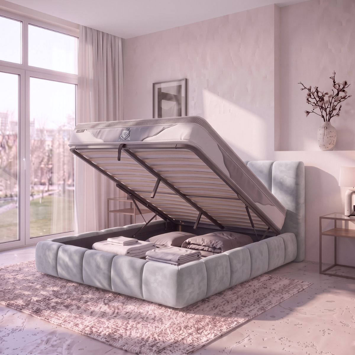 Back-to-School Pack: Bed base + Mattress + Duvet + Pillow