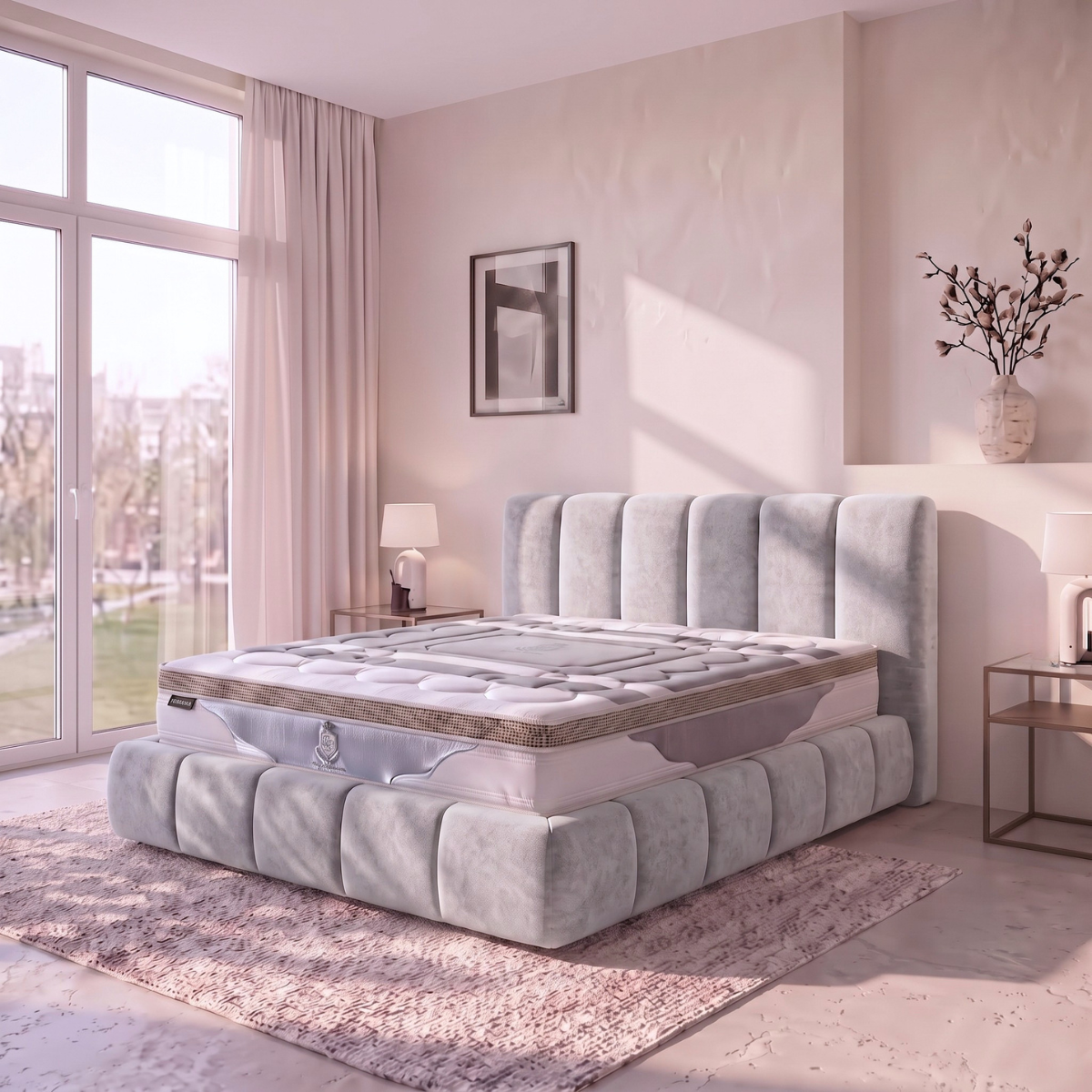Back-to-School Pack: Bed base + Mattress + Duvet + Pillow