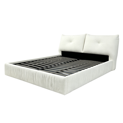 Everest storage bed, headboard, large storage space, thick fabric - Everest Collection