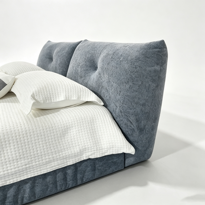 Everest storage bed, headboard, large storage space, thick fabric - Everest Collection