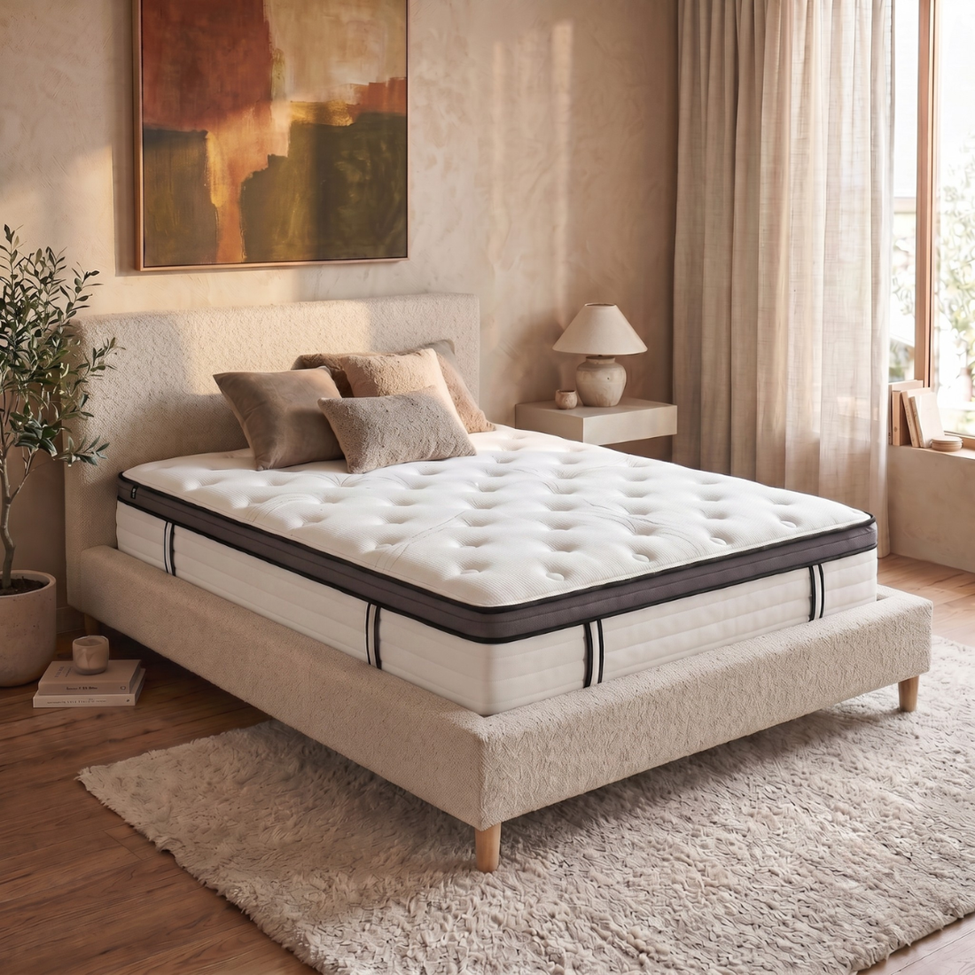 Matelas latex, ressorts, mémoire de forme, confort articulaire - Collection Grand View