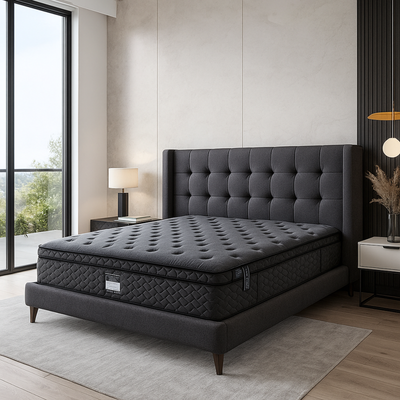 30cm Hybrid Mattress, High-End, Balanced Support - BIO Luxury Collection