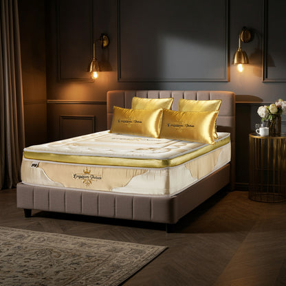Matelas Emporium Palace avec ses oreillers Luxe : série limitée
