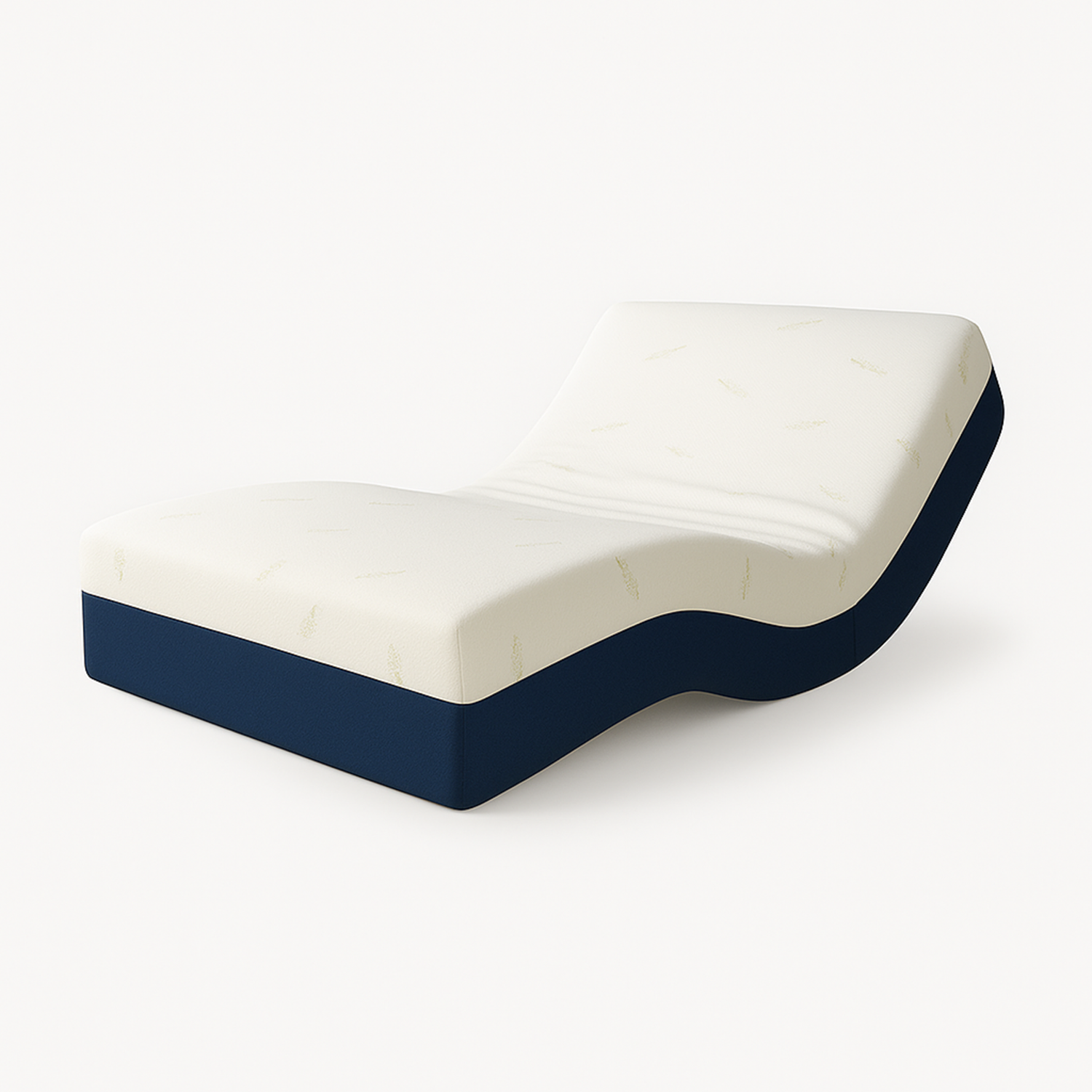 Pack Lit Electrique orthopédique velours côtelé gris Technoflex : matelas inclus