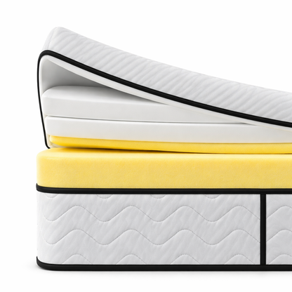 Matelas mémoire de forme, surmatelas intégré - Collection César