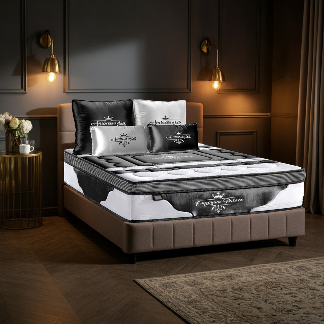 Matelas Ambassador avec ses oreillers Luxe : série limitée
