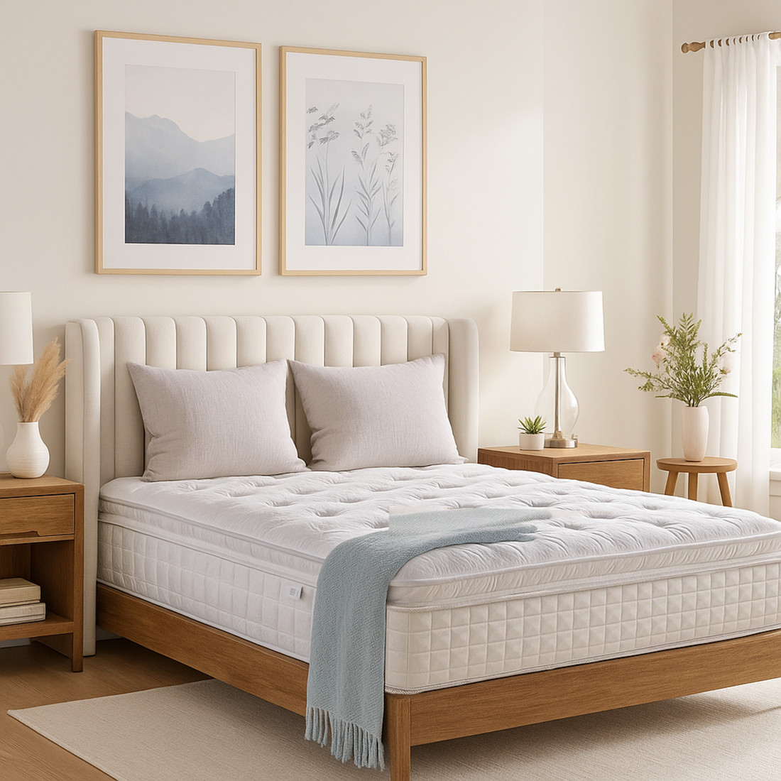 Matelas latex, ressorts, mémoire de forme - Collection Perle