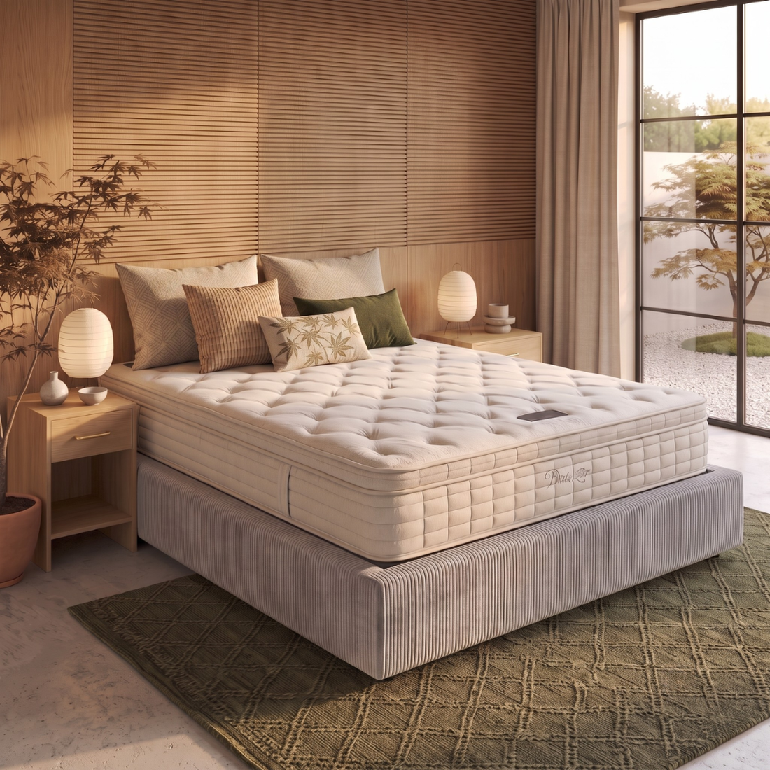 Matelas latex, crin de cheval, mémoire de forme et ressorts - Collection Signature