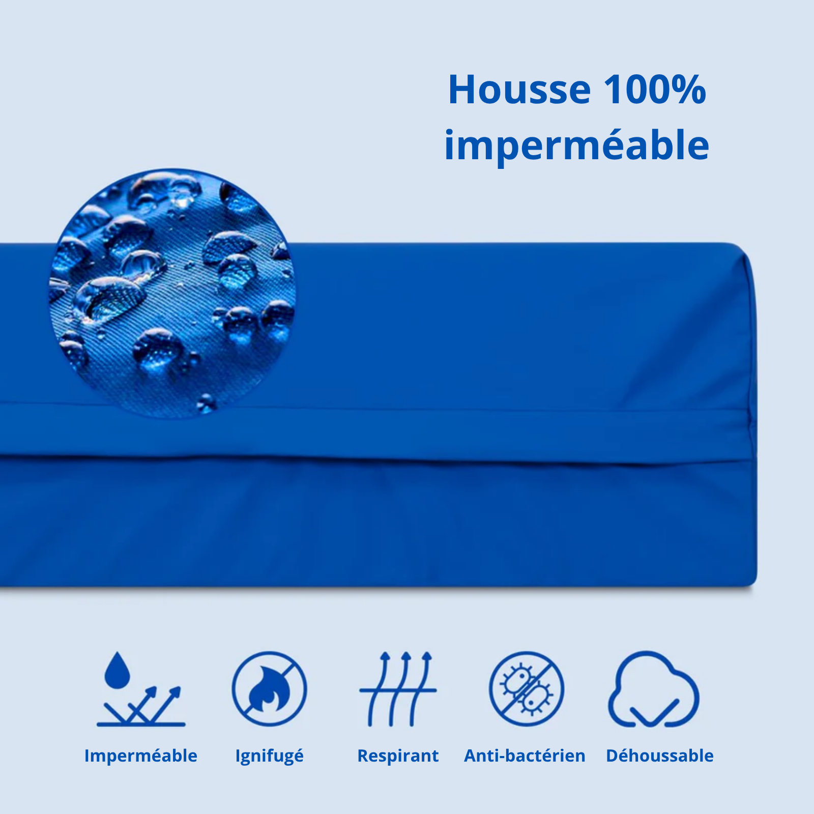 Matelas anti-escarres en mousse, compatible literie électrique, housse imperméable - Collection Anti-Escarres
