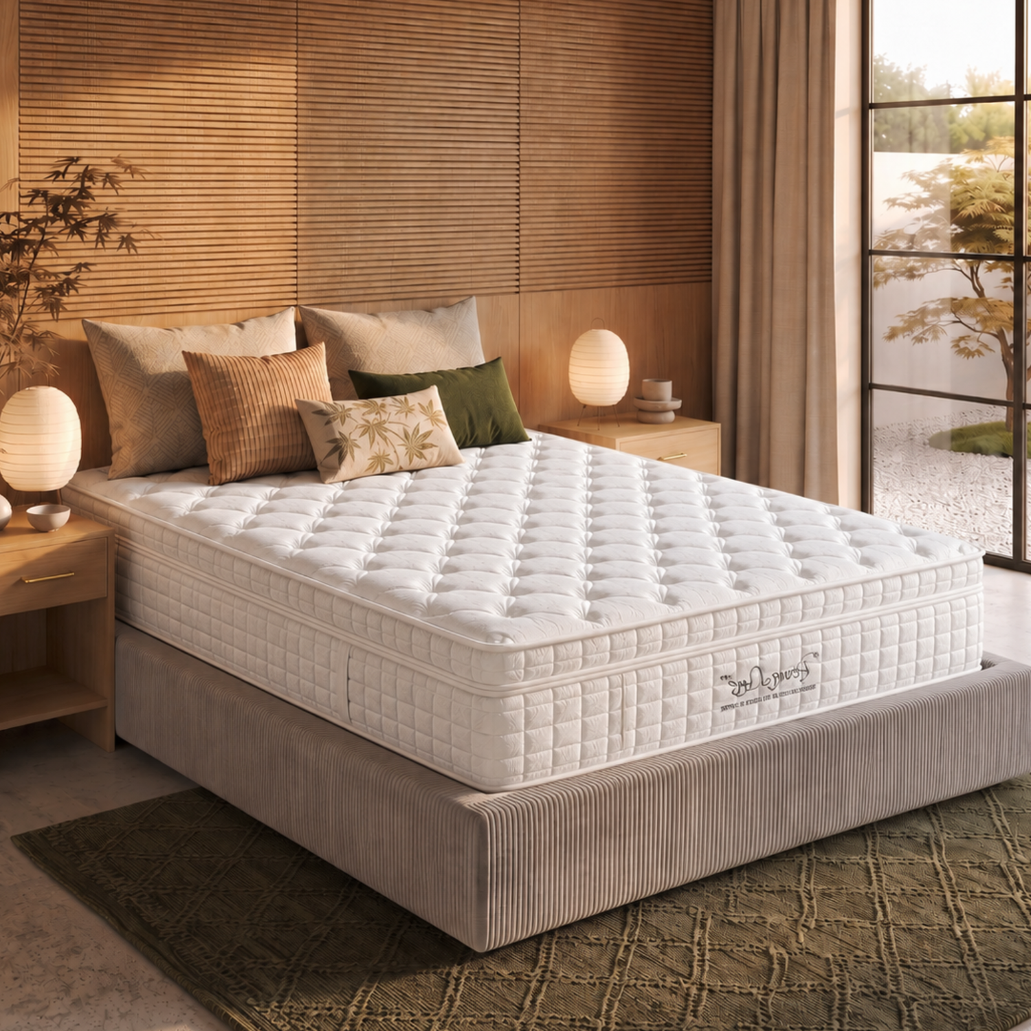 35cm latex mattress with horsehair, memory foam and pocket springs - Sampur Amethyst Collection