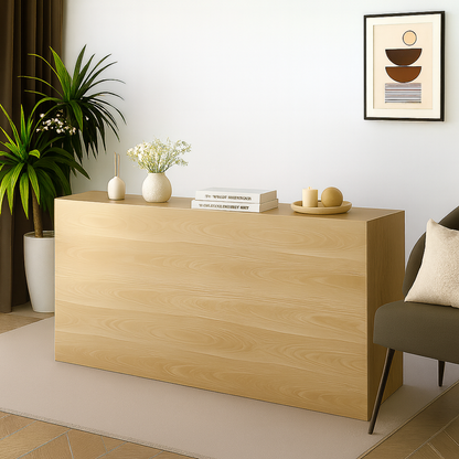 Console TV design : meuble TV encastrable avec télécommande sans fil - Collection Palace