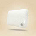 Oreiller mémoire de forme, microperforé, déhoussable - Collection Fantasia Blanc