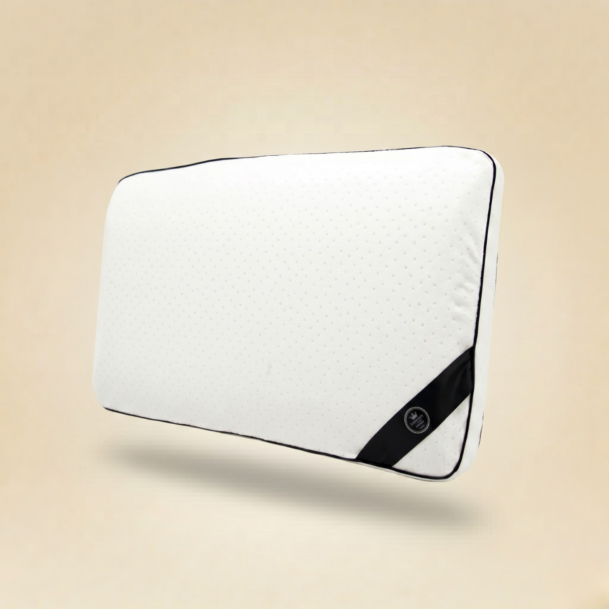 Memory foam pillow, micro-perforated, removable cover - Fantasia Black Collection