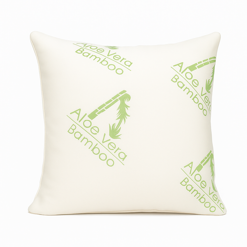 Oreiller microfibre déhoussable aloe vera