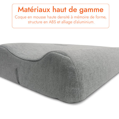 Oreiller de massage cervical à mémoire de forme - Collection Bien-Être