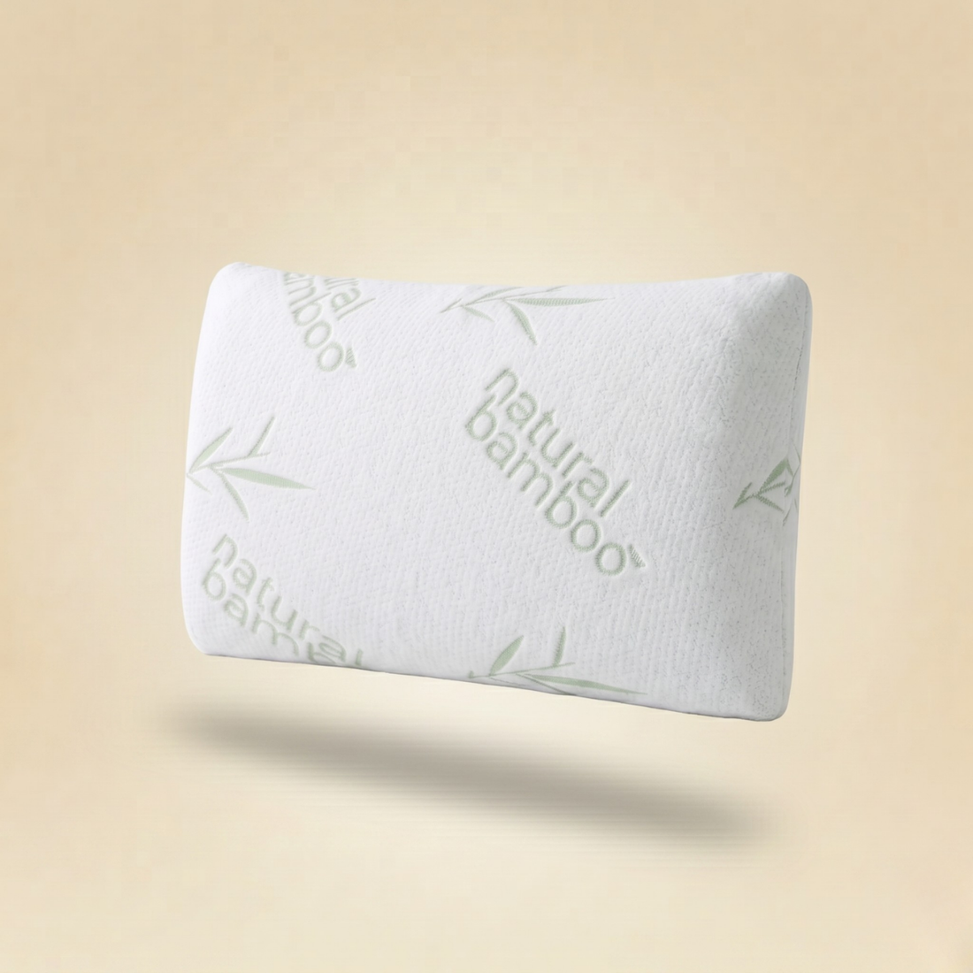 Bamboo memory foam pillow, micro-perforated - Bamboo Collection