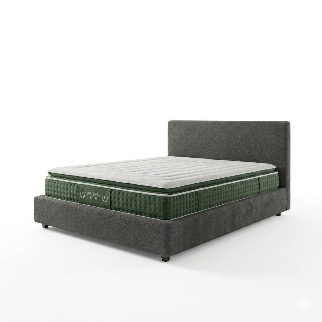 Ensemble literie complet avec lit coffre et matelas d&