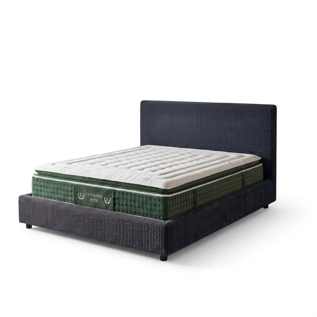Ensemble literie complet avec lit coffre et matelas d&