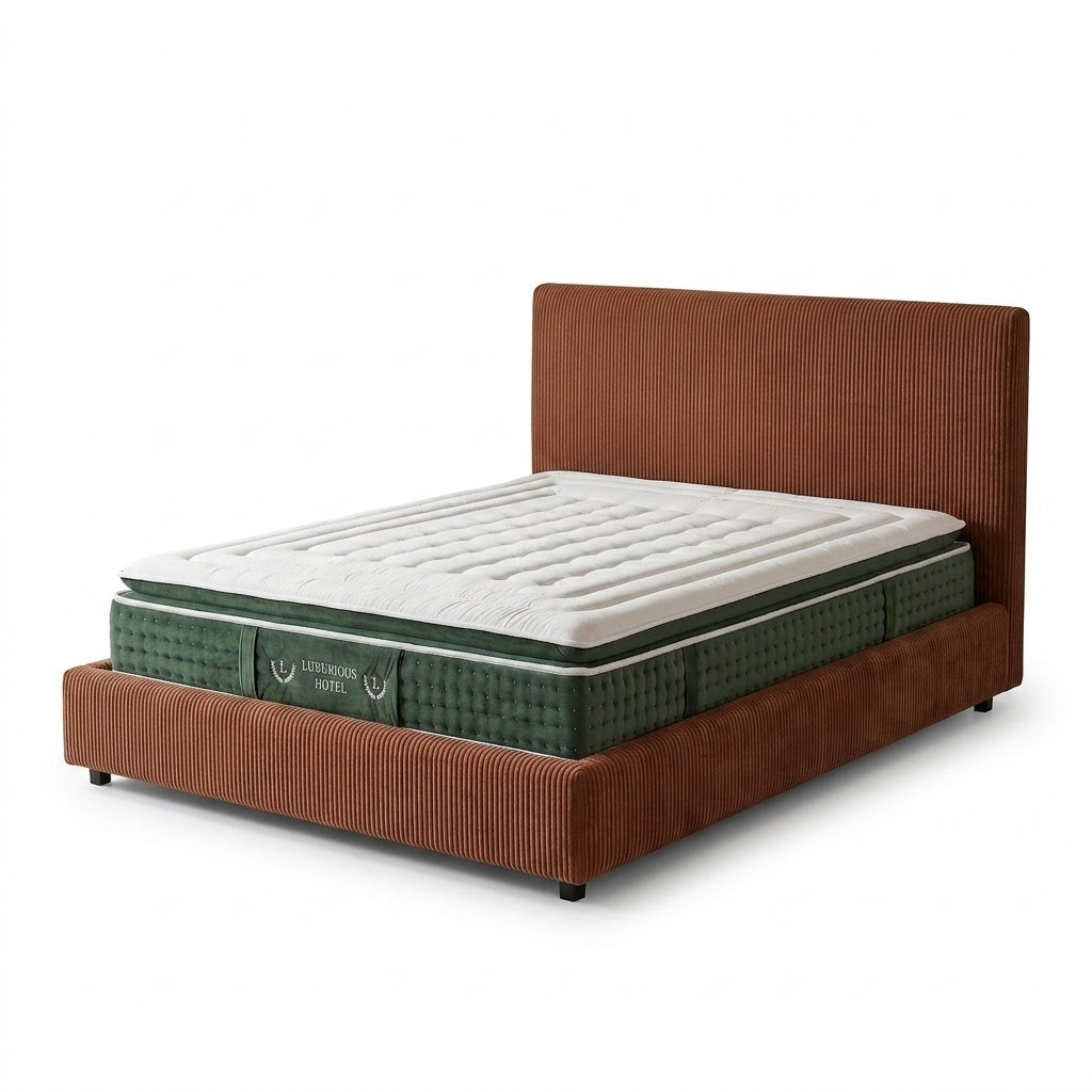 Ensemble literie complet avec lit coffre et matelas d&