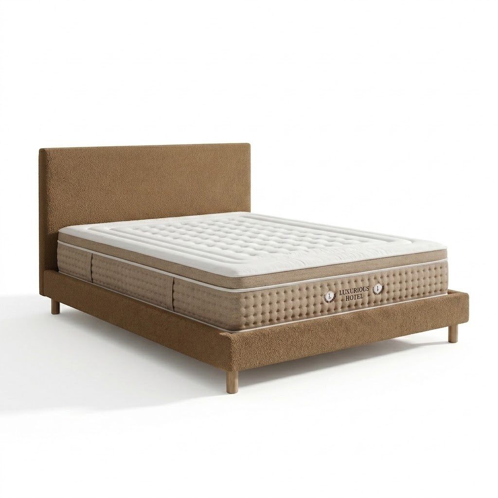 Ensemble avec lit fixe et matelas d&