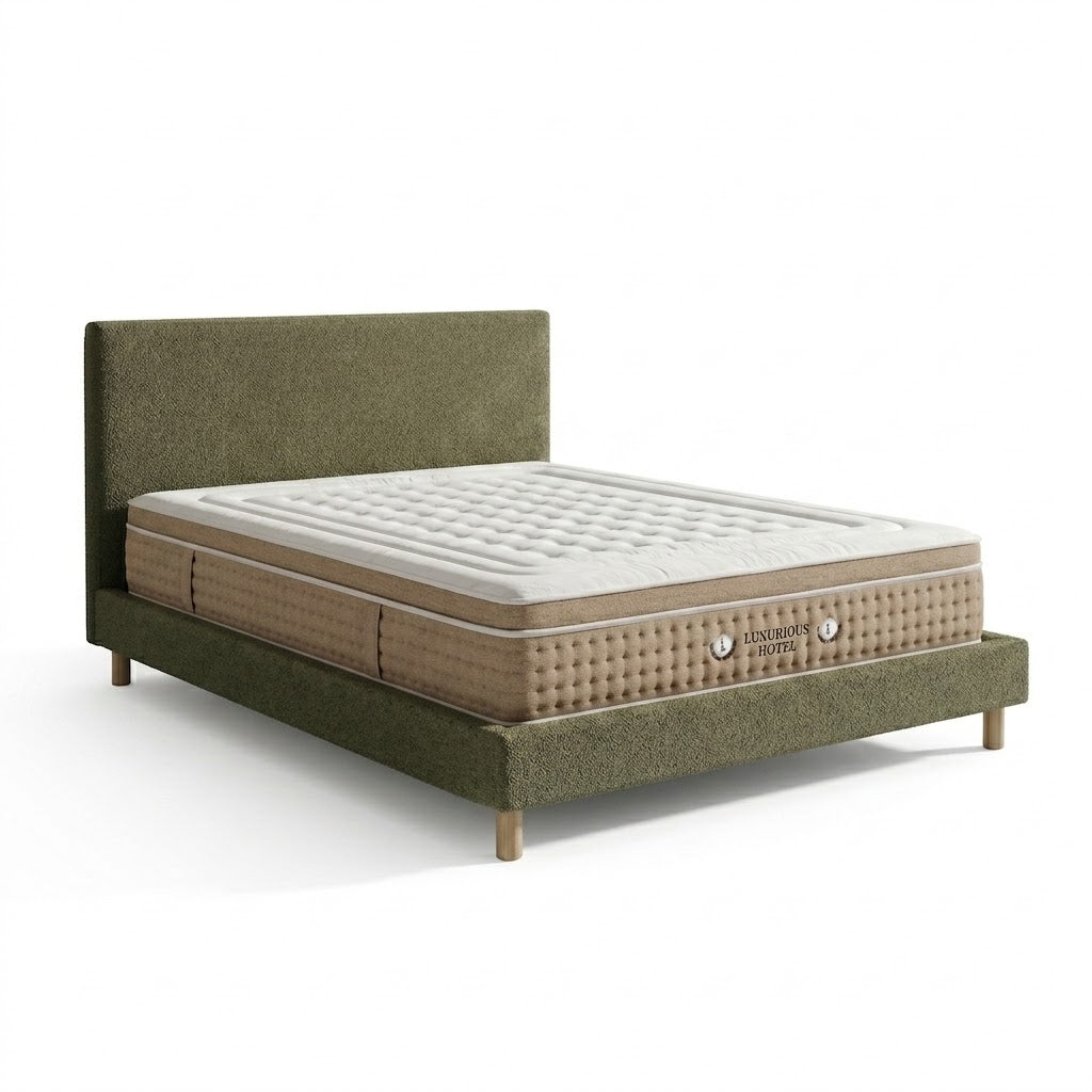 Ensemble avec lit fixe et matelas d&