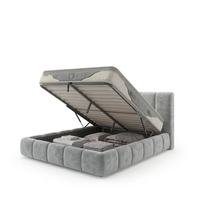 Ensemble lit coffre moderne et matelas grand confort - Collection Everest