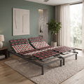 Orthopedic electric bed base with slats, built-in - Technoflex Collection