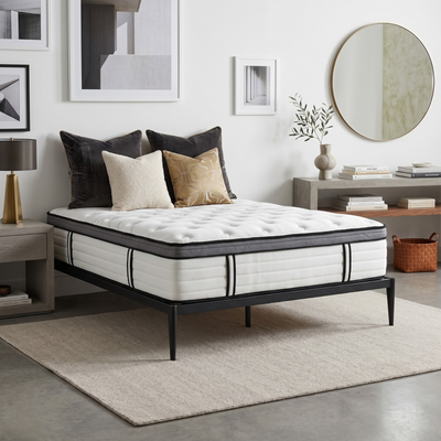 Ensemble sommier industriel et matelas grand confort hybride - Collection Factory