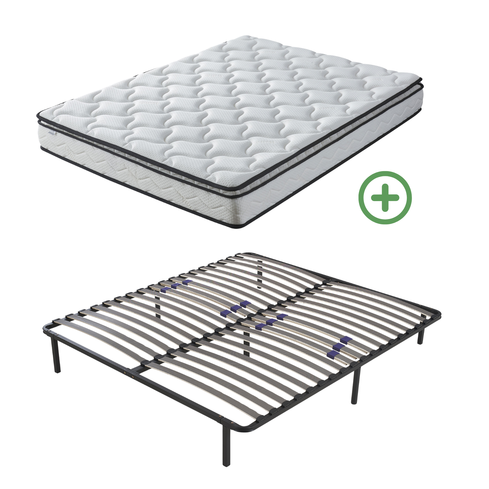 Back-to-School Pack: Bed base + Mattress + Duvet + Pillow