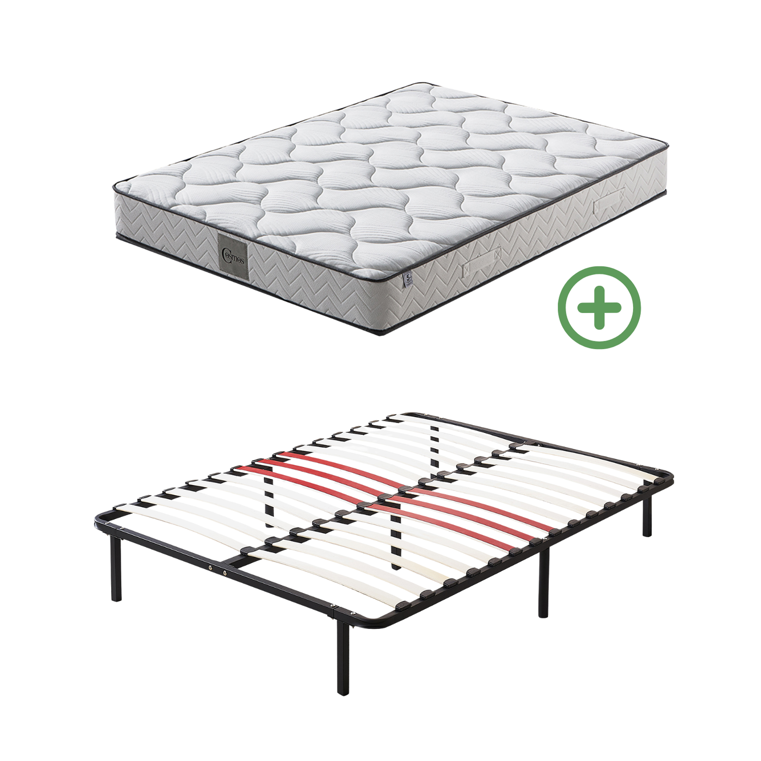 Back-to-School Pack: Bed base + Mattress + Duvet + Pillow