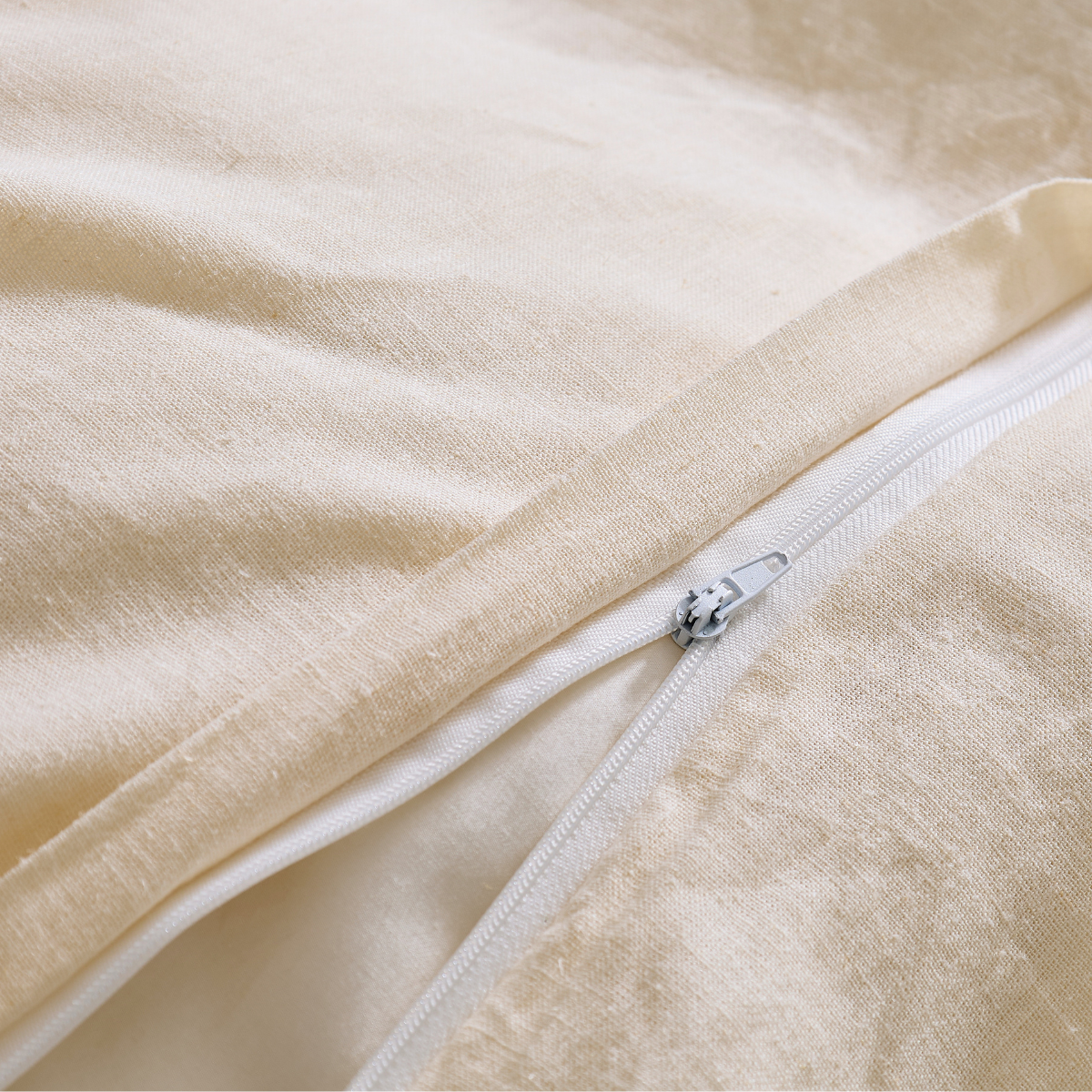 Parure de lit en lin naturel, linge haut de gamme, respirant et durable - Collection Lin