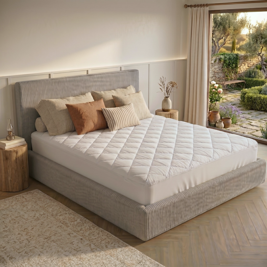 XXL cotton mattress protector, healthy and comfortable sleep - XXL Collection
